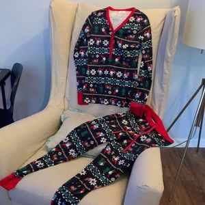 Hanna Andersson Gnome Christmas PJS size XS
